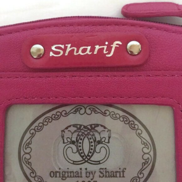 Sharif Pink Leather Coin Purse Cougar Cheetah NIB - Picture 7 of 12